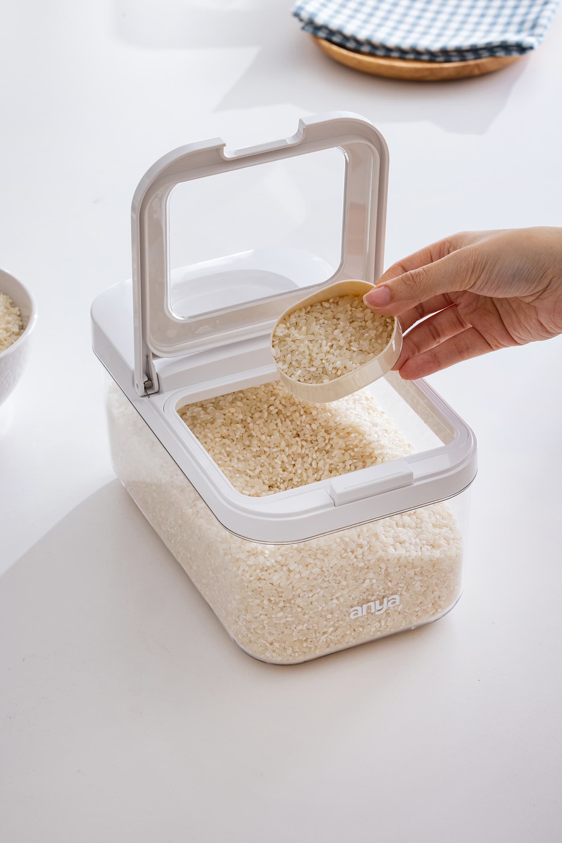 Horizontal Drawer Rice Box